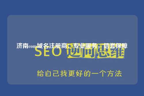 济南com域名注册商：专业服务，信誉保障