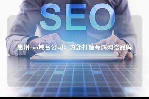 惠州com域名公司：为您打造专属网络品牌